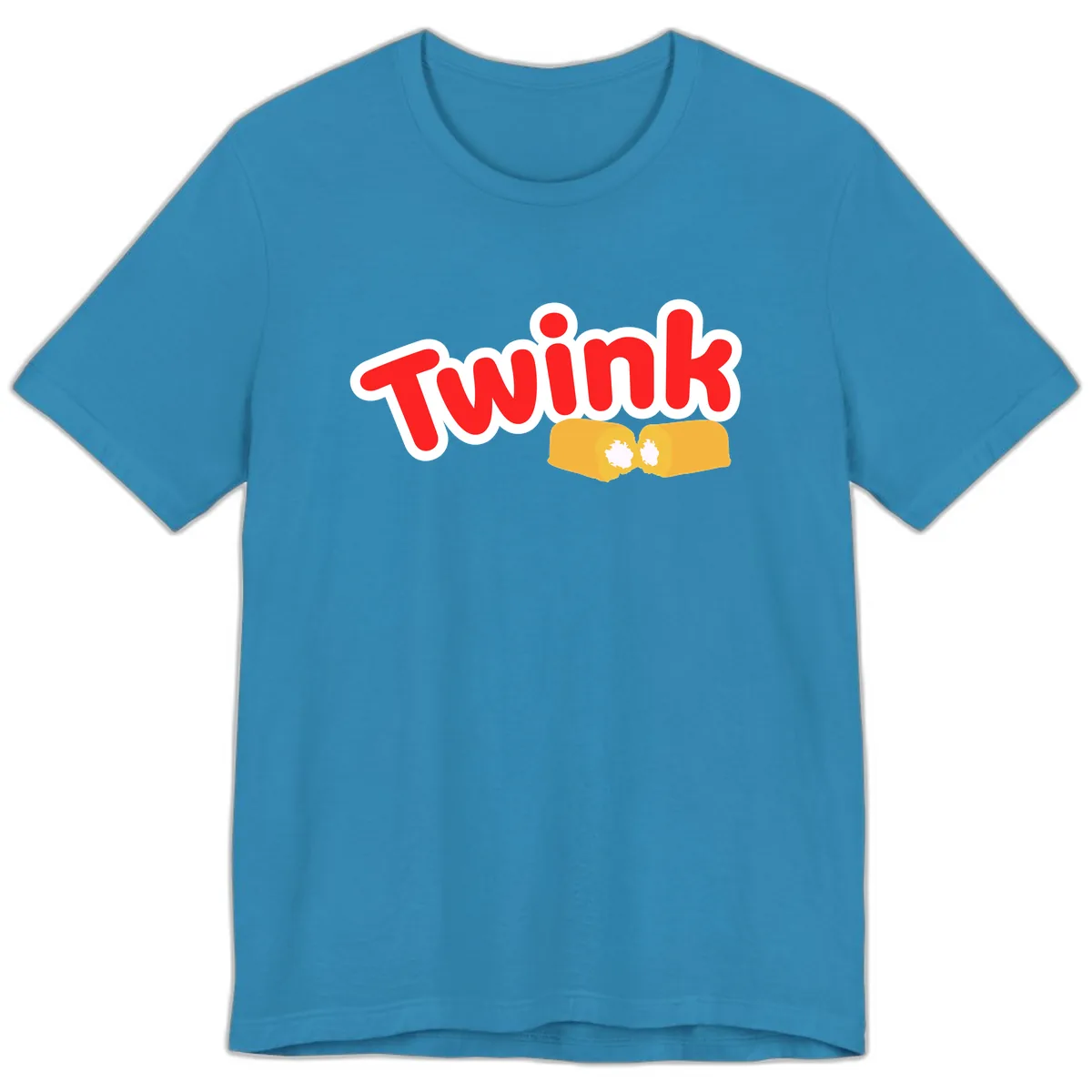 Twink Fist Bump Premium T-Shirt in Aqua