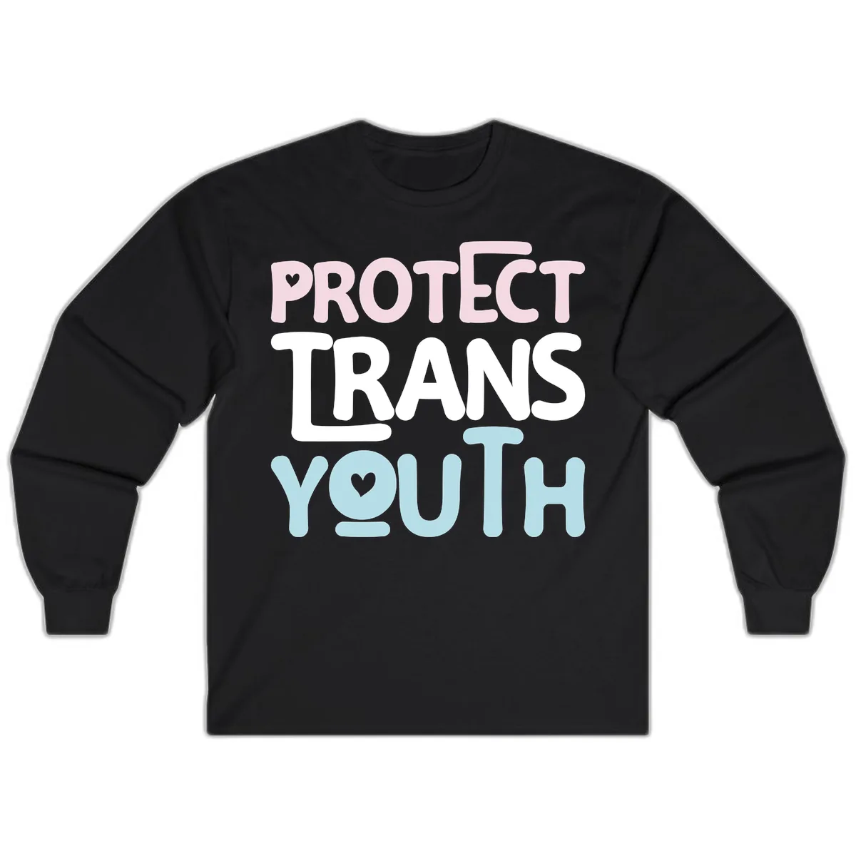 Protect Trans Youth Long Sleeve in Black