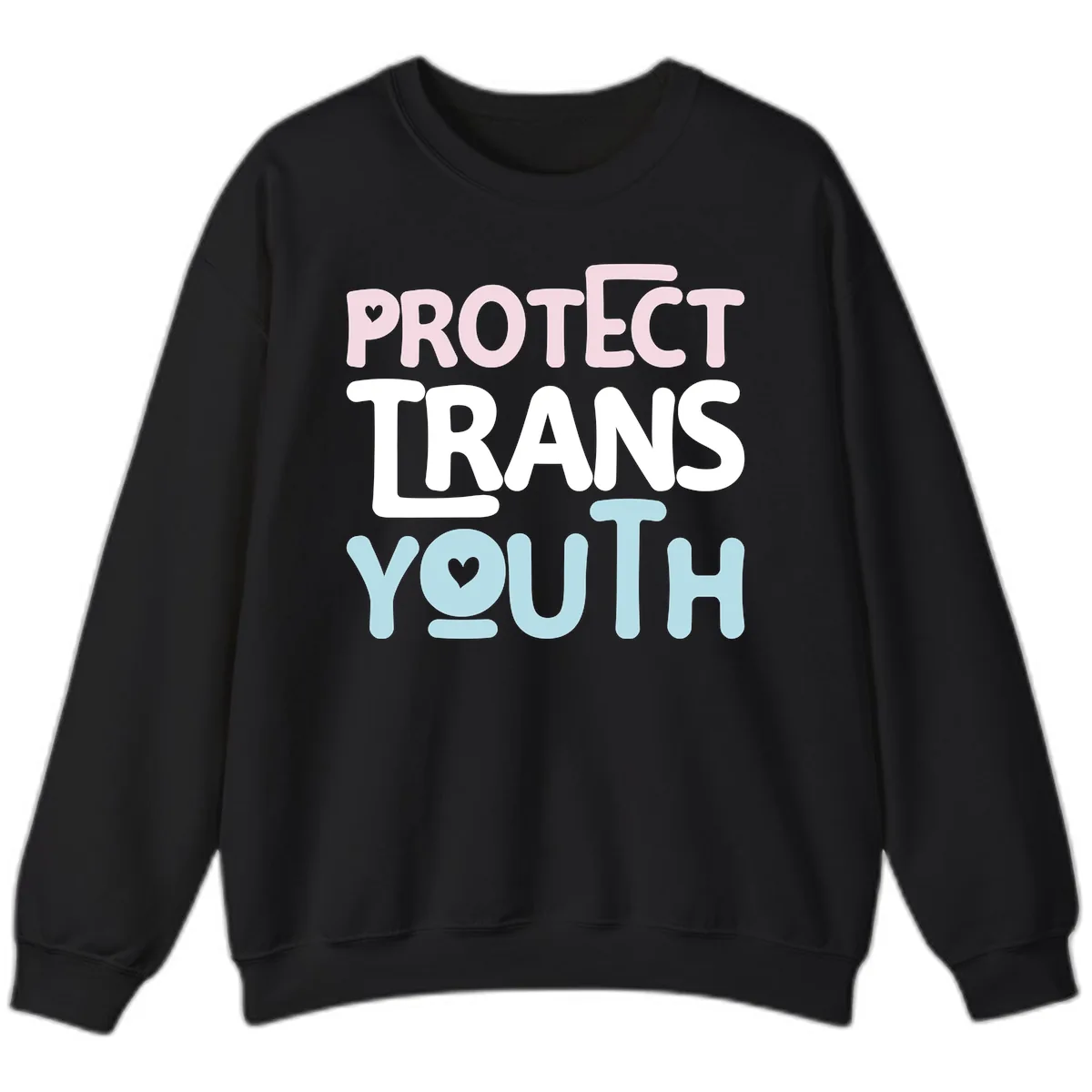 Protect Trans Youth Sweatshirt in Black