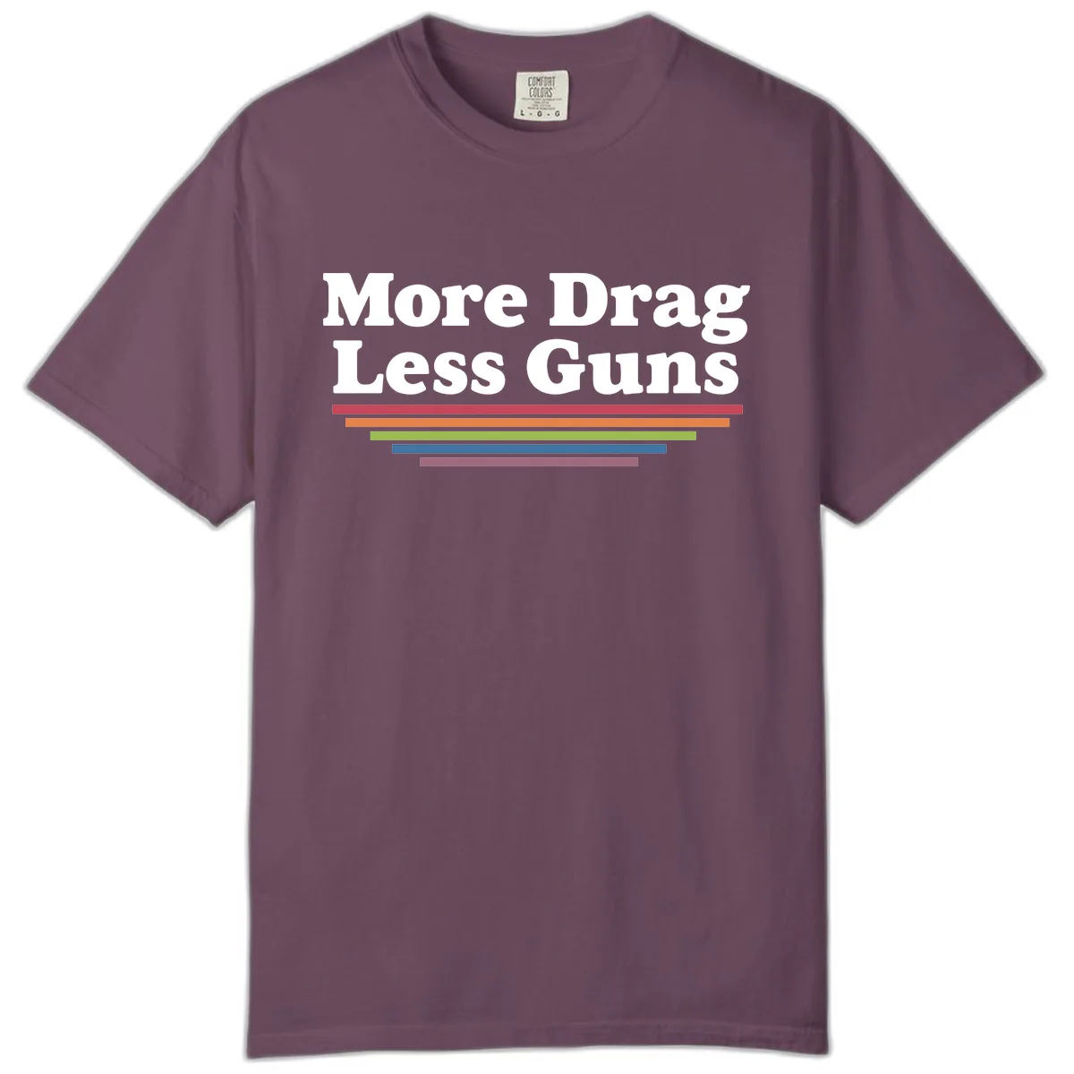 More Drag Less Guns Comfort Color in Berry