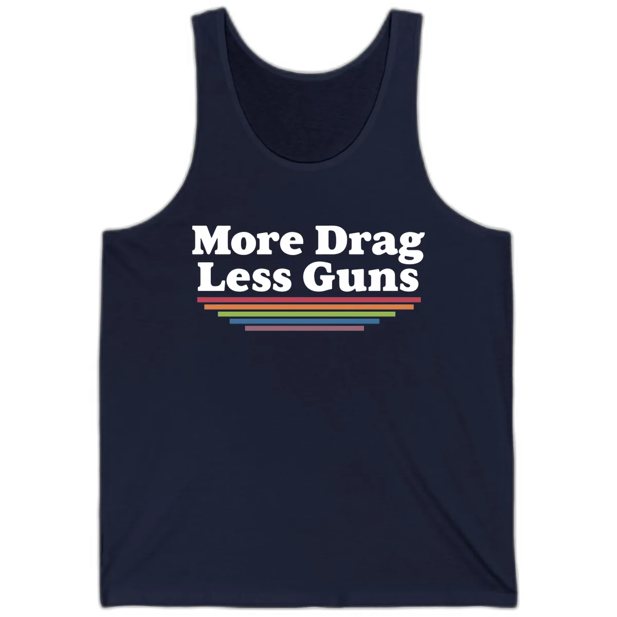 More Drag Less Guns Tank in Navy