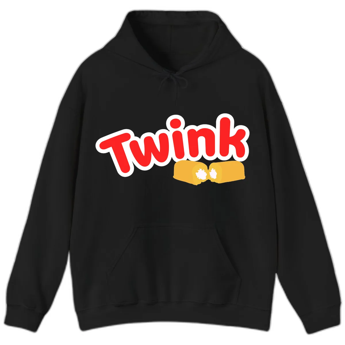 Twink Fist Bump Hoodie in Black