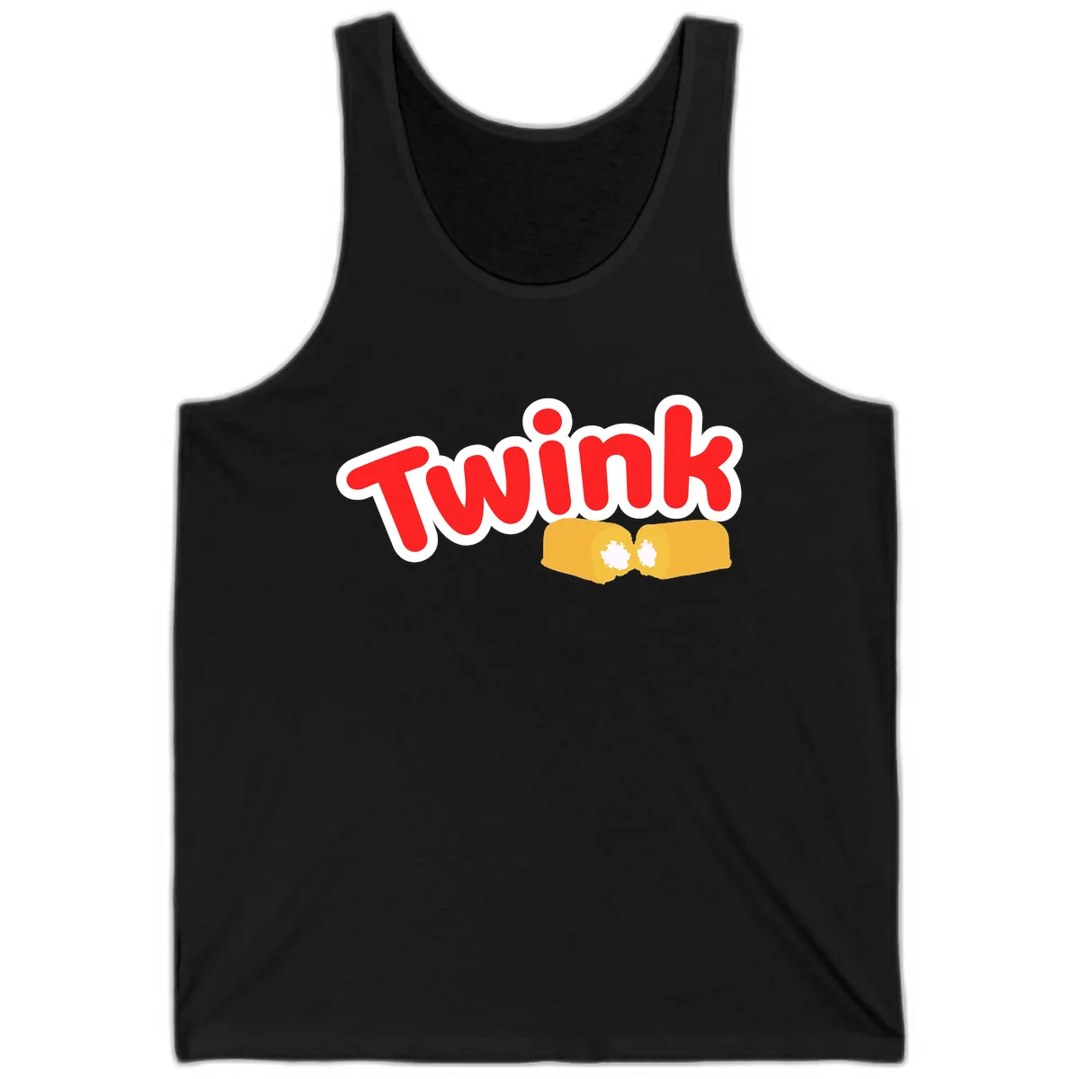 Twink Fist Bump Tank in Black