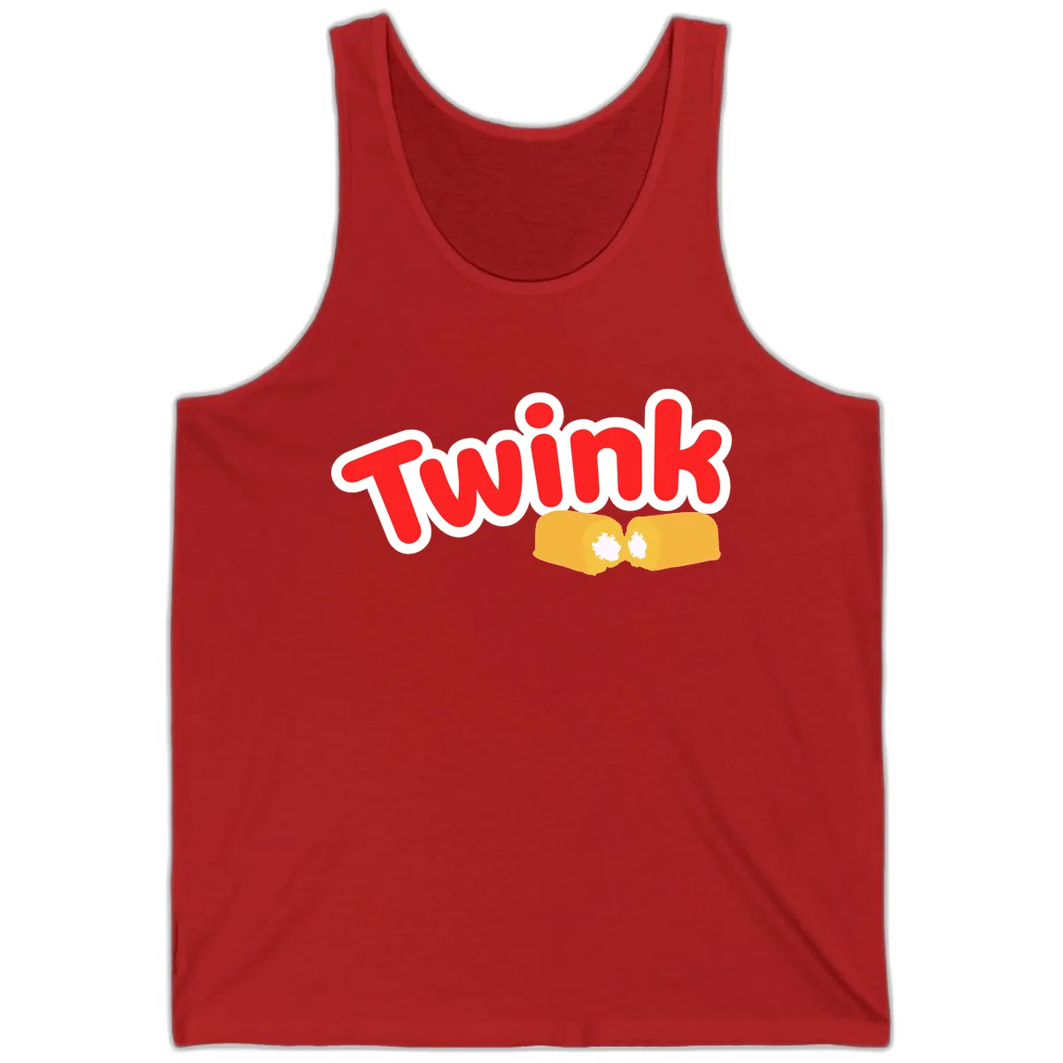 Twink Fist Bump Tank in Red