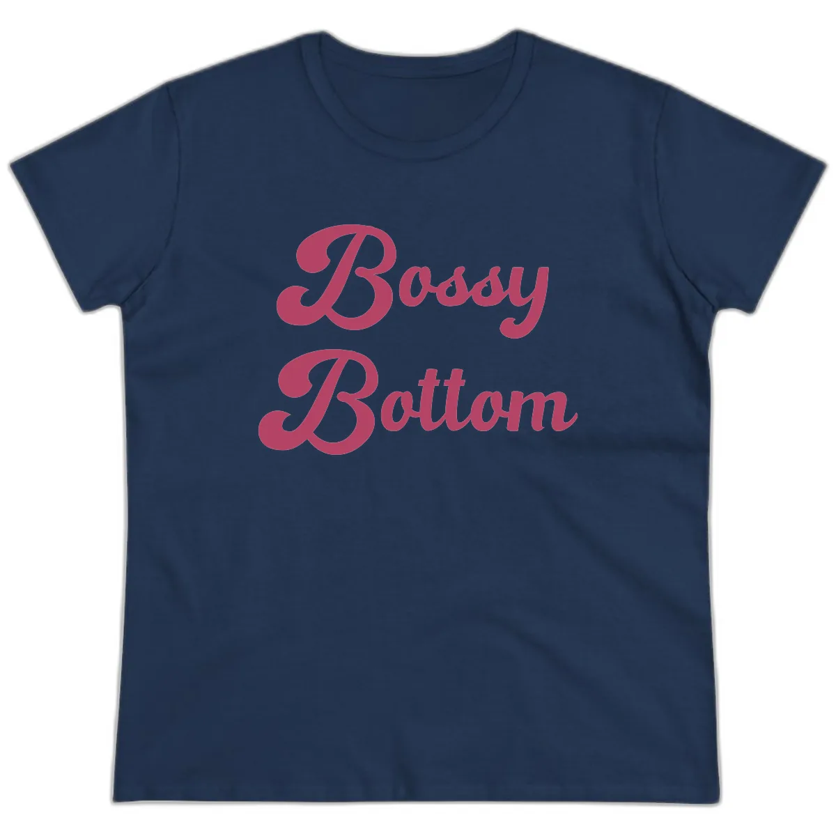 Body Rocking Pride Design Ladies Tee in Navy