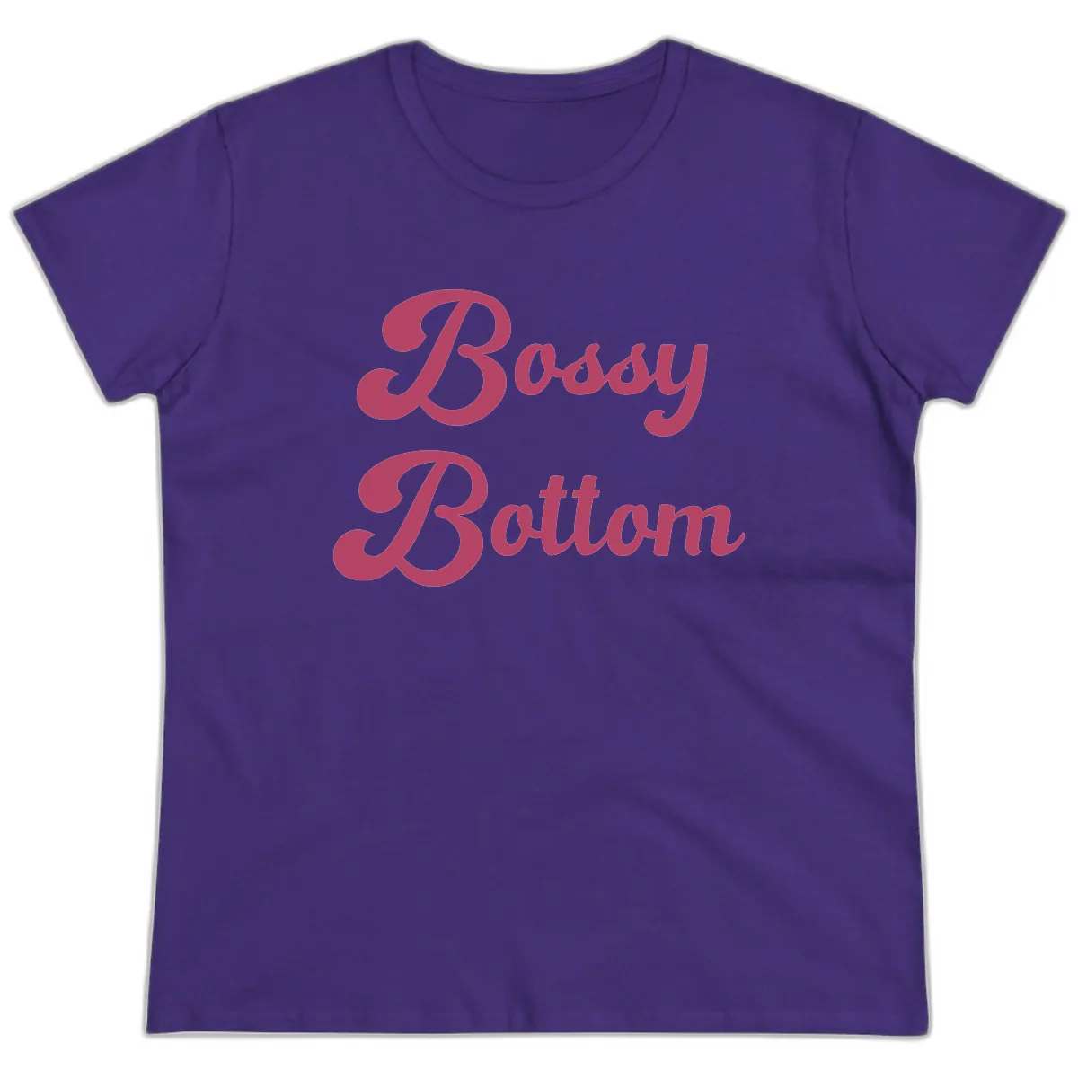 Body Rocking Pride Design Ladies Tee in Purple