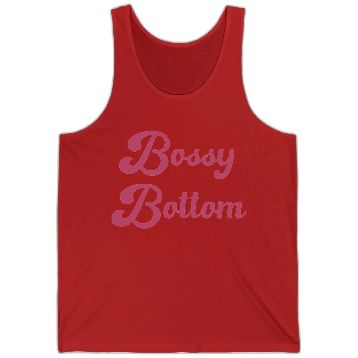 Body Rocking Pride Design Tank in Red