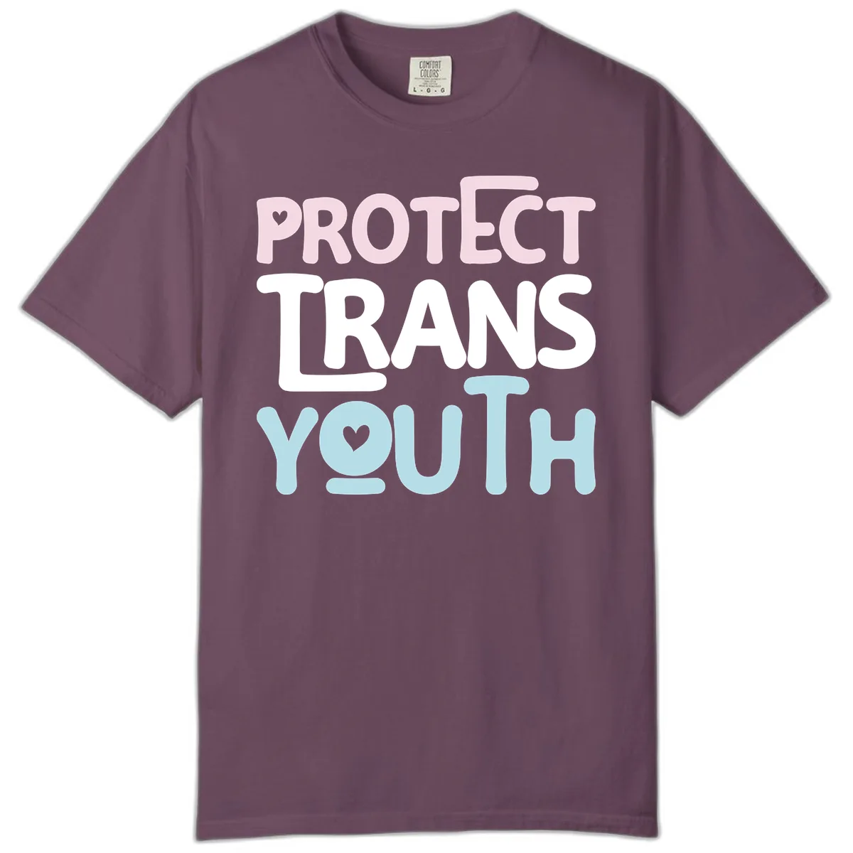 Protect Trans Youth Comfort Color in Berry