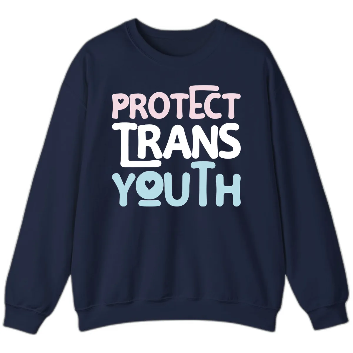 Protect Trans Youth Sweatshirt in Navy