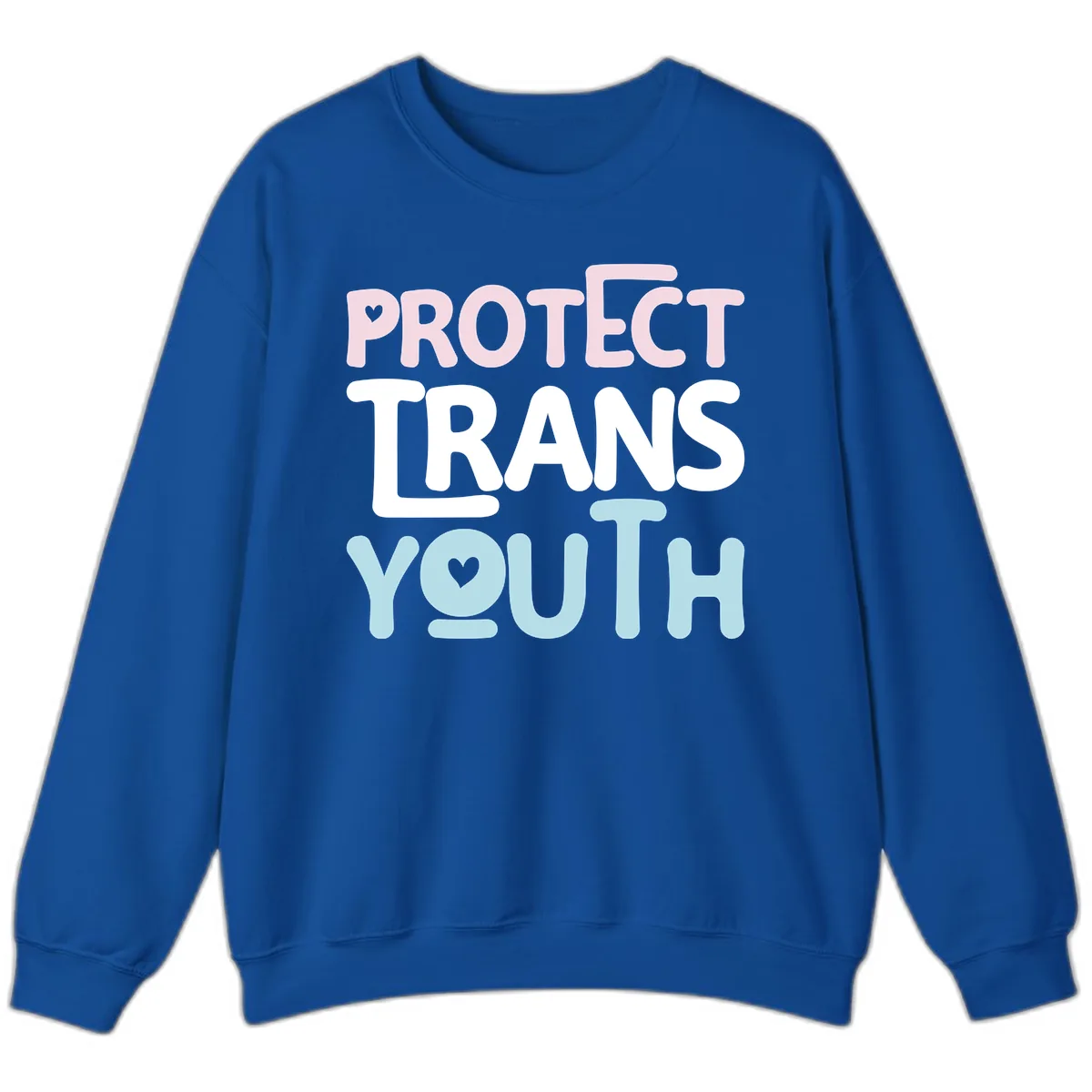 Protect Trans Youth Sweatshirt in Royal