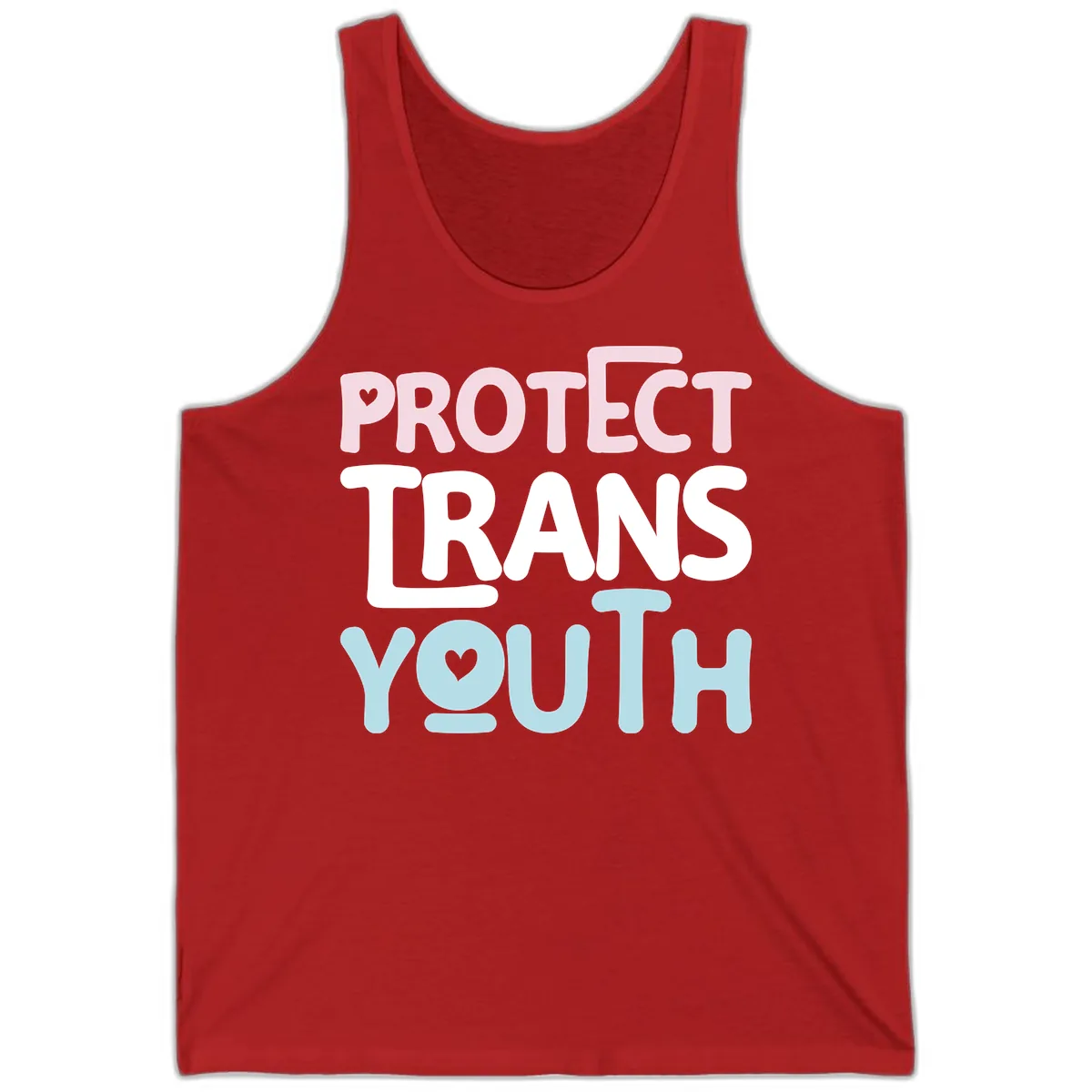 Protect Trans Youth Tank in Red