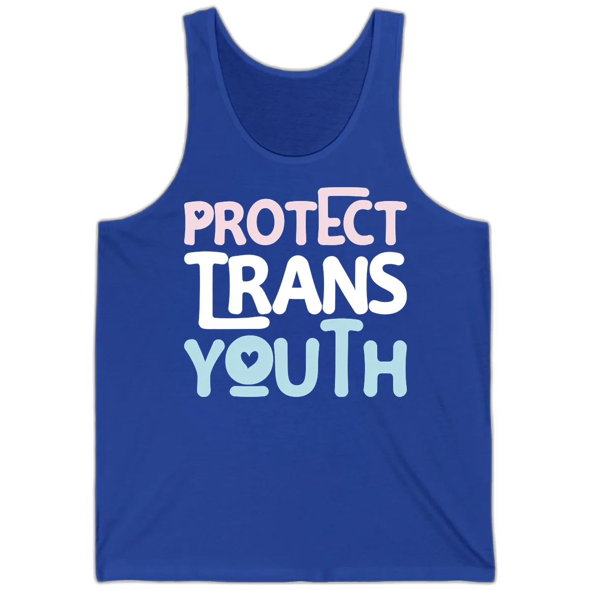 Protect Trans Youth Tank in True Royal