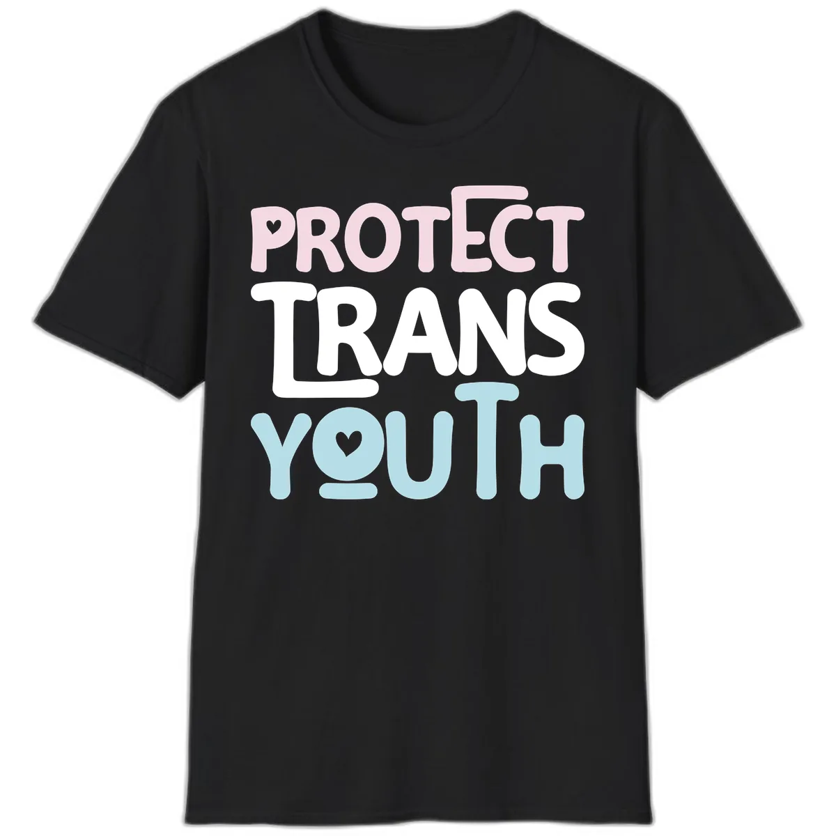 Protect Trans Youth T-Shirt in Black