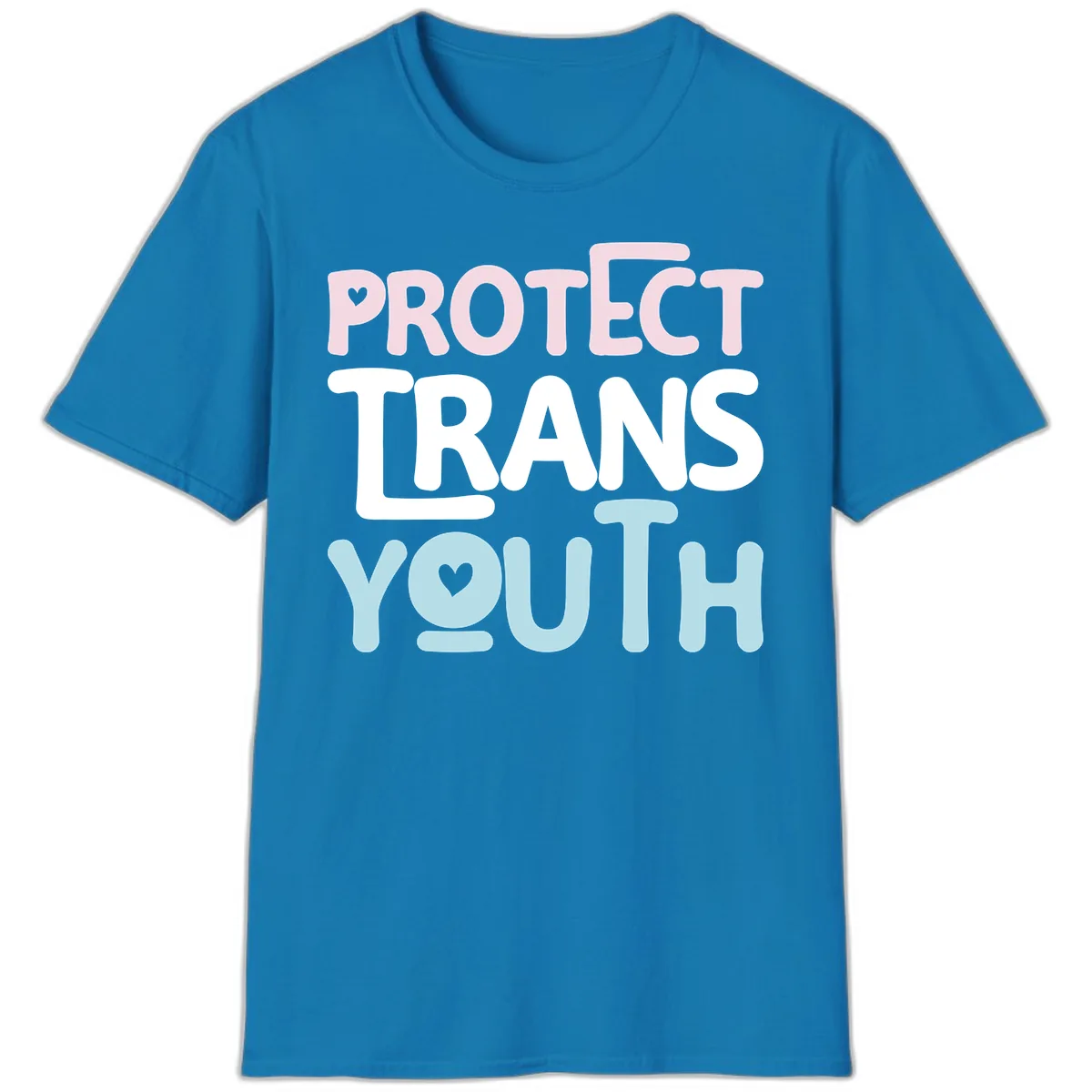 Protect Trans Youth T-Shirt in Sapphire