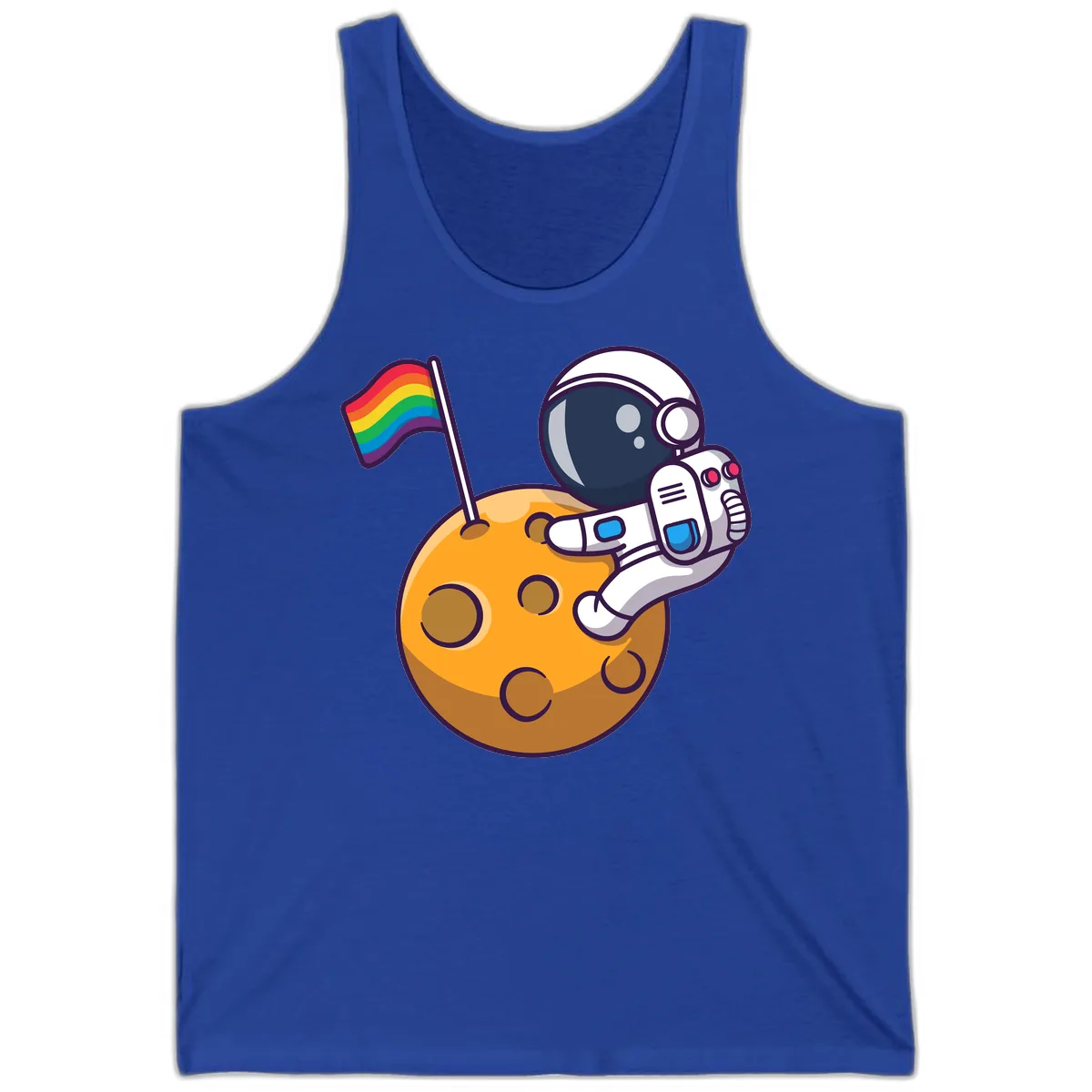 Astronaut Pride Moon Landing Tank in True Royal