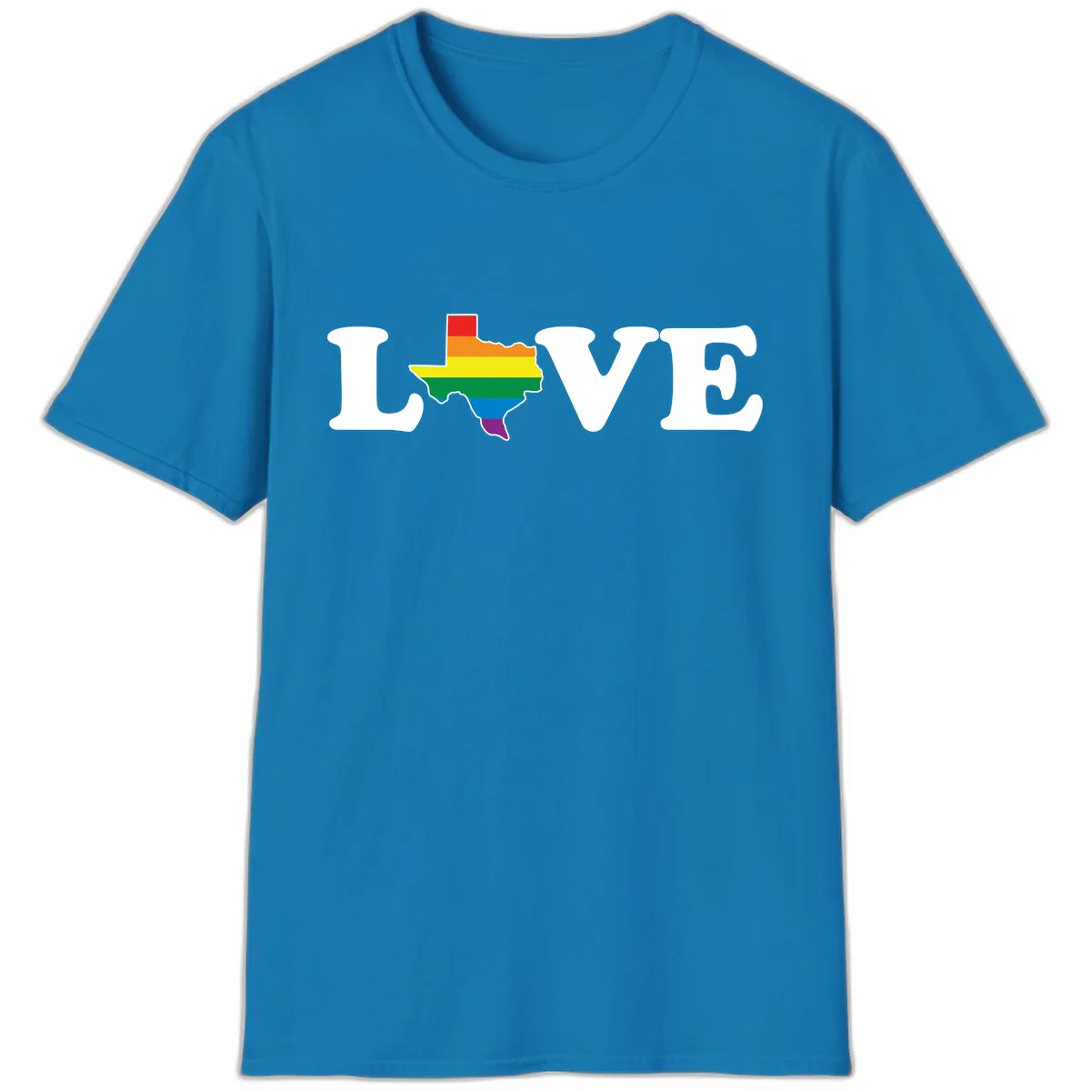 Love Texas Pride T-Shirt in Sapphire