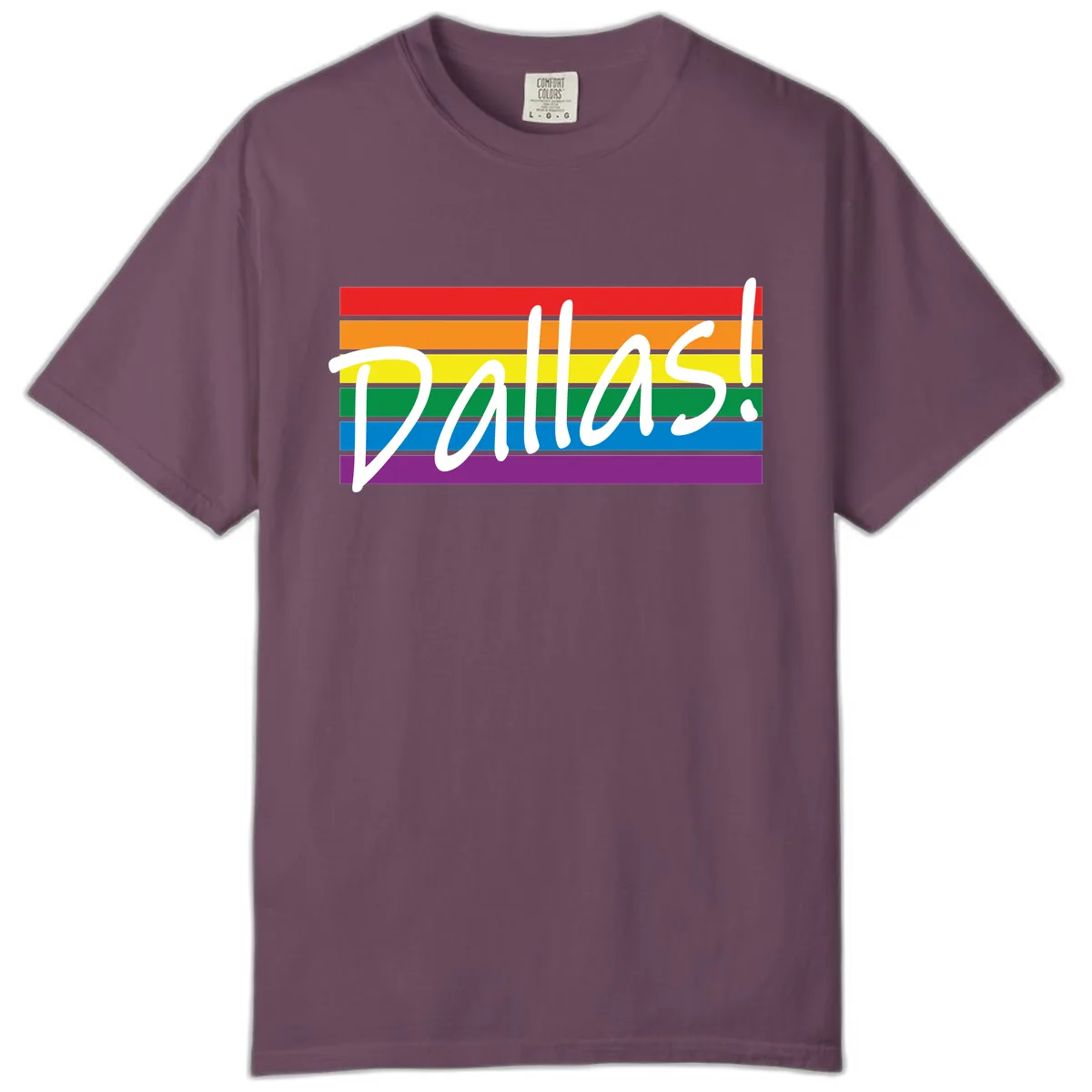 Pallas Pride Rainbow Statement Comfort Color in Berry