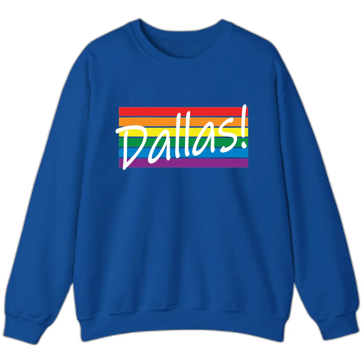 Pallas Pride Rainbow Statement Sweatshirt in Royal