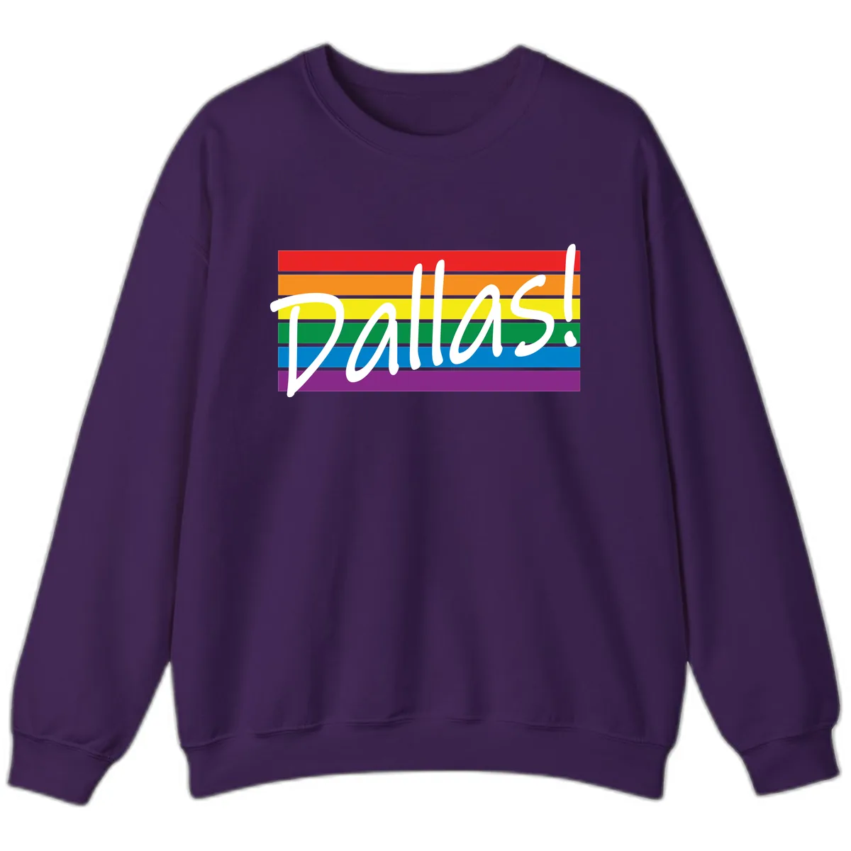 Pallas Pride Rainbow Statement Sweatshirt in Purple