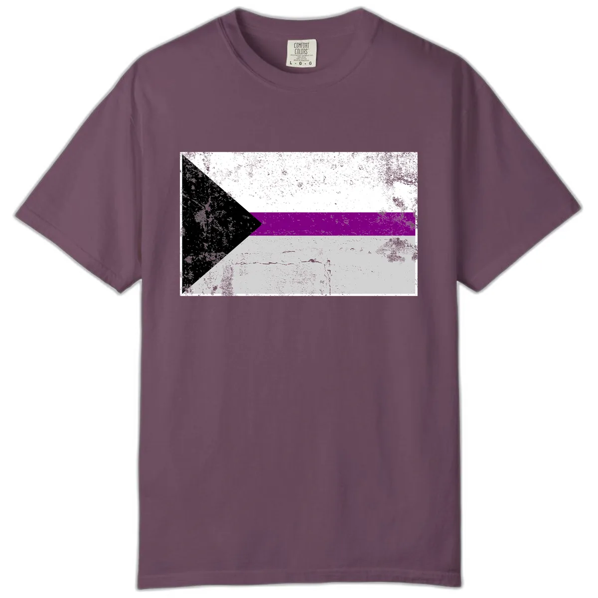 Asexual Pride Flag Design Comfort Color in Berry