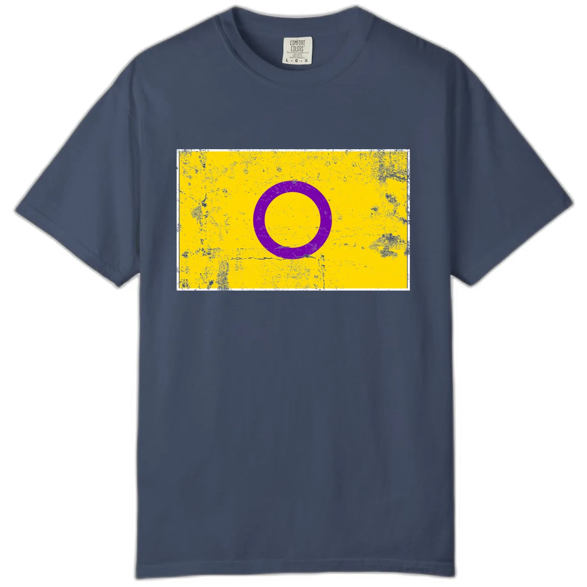 Purple Circle Minimalist Comfort Color in Midnight