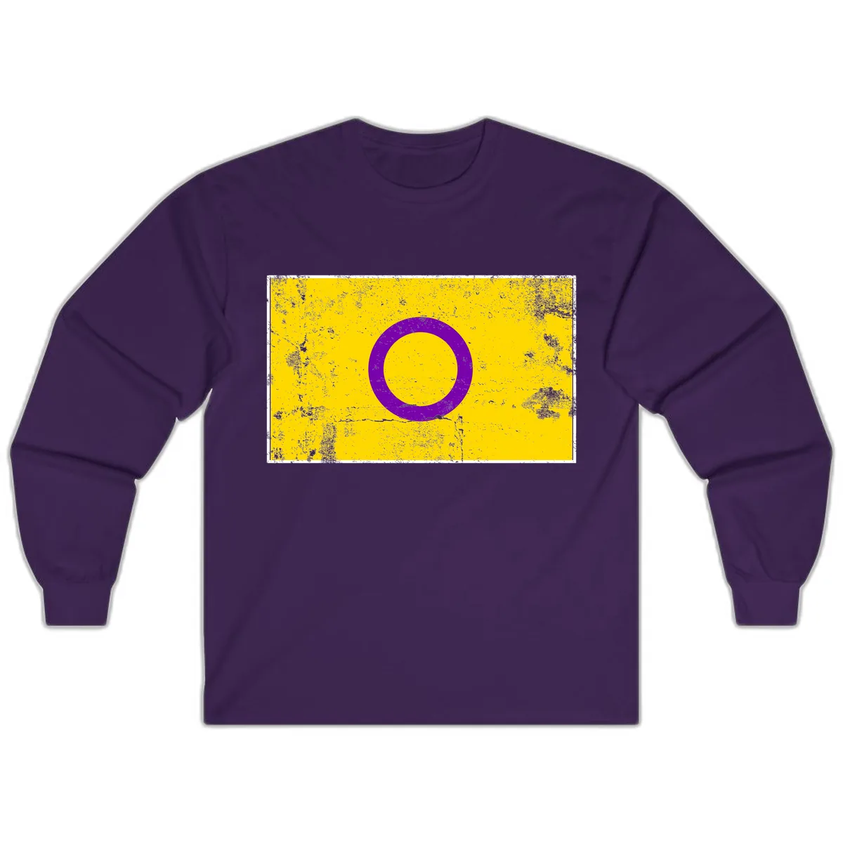 Purple Circle Minimalist Long Sleeve in Purple