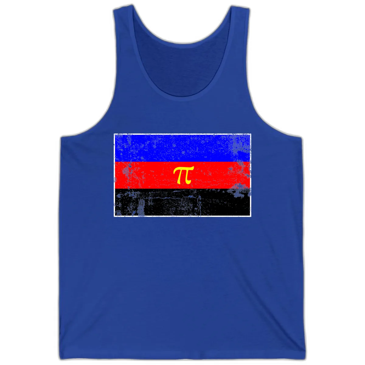 Pi Mathematical Symbol Pride Flag Tank in True Royal
