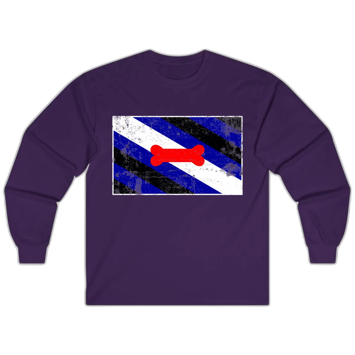 Bone Pride Flag Long Sleeve in Purple