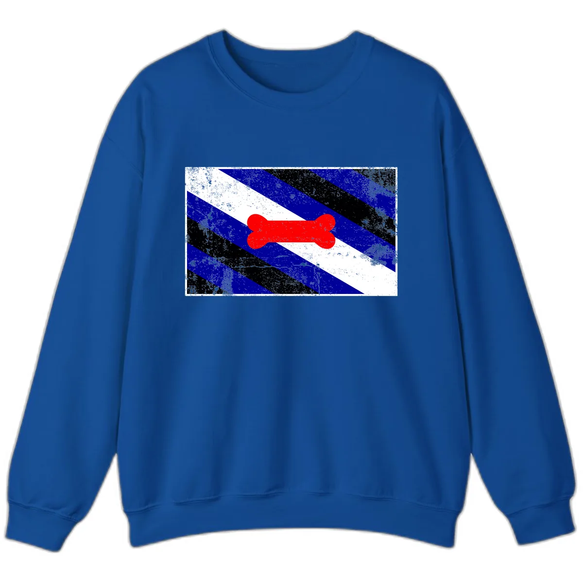Bone Pride Flag Sweatshirt in Royal
