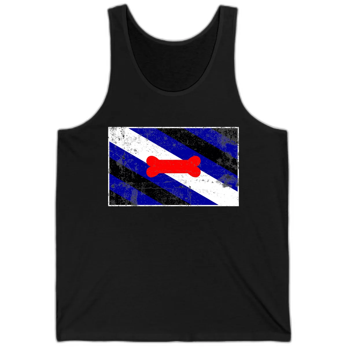 Bone Pride Flag Tank in Black