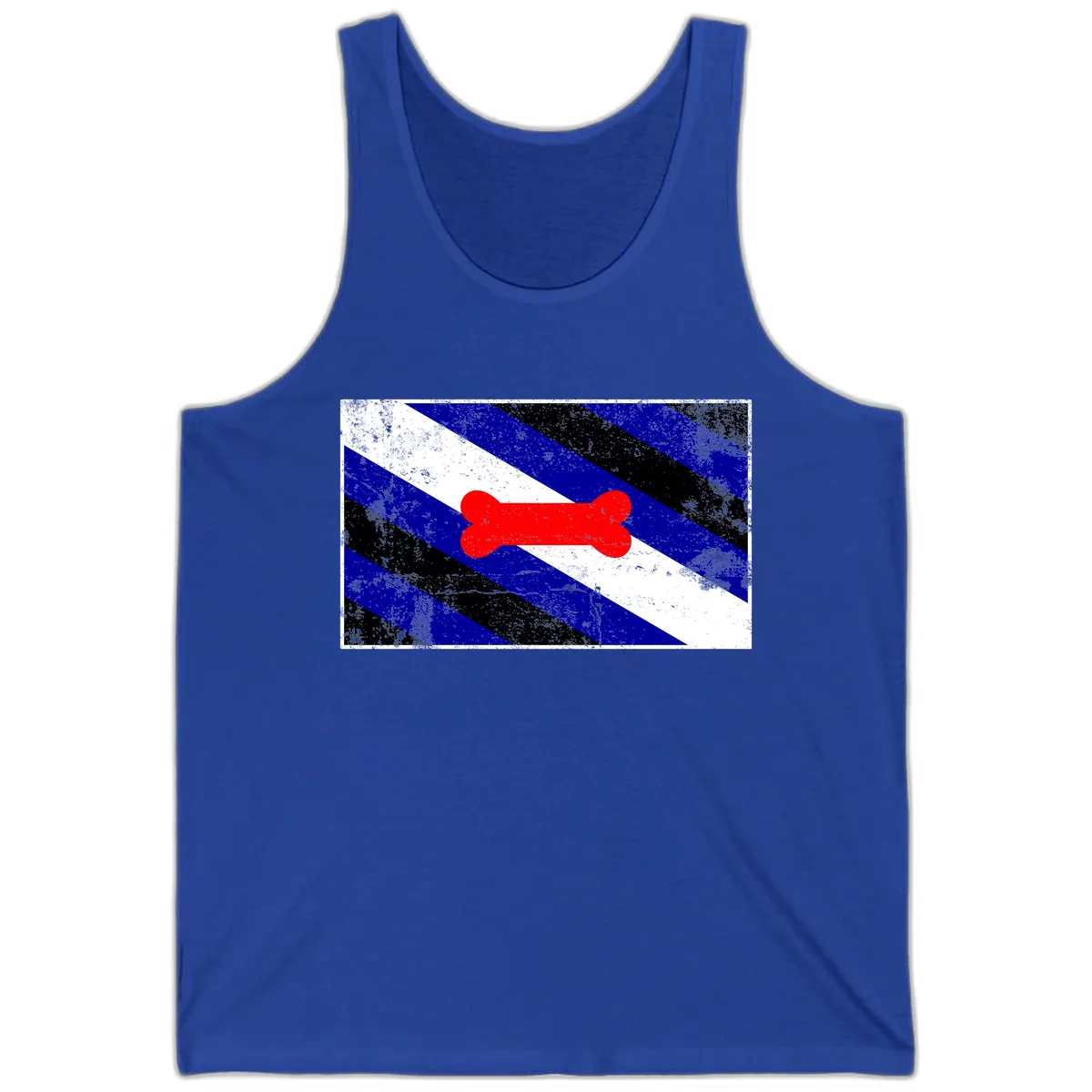 Bone Pride Flag Tank in True Royal