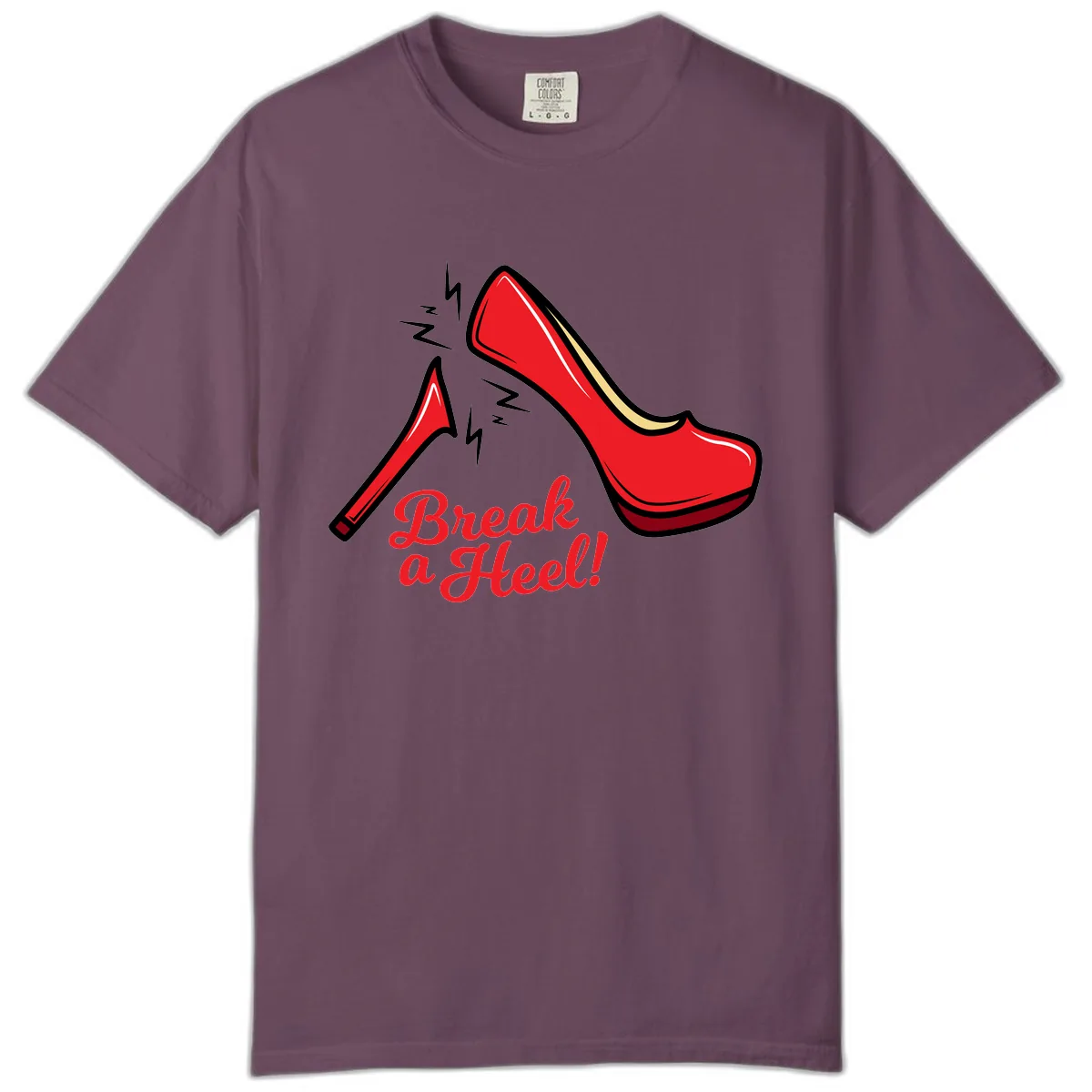 Break A Heel Comfort Color in Berry