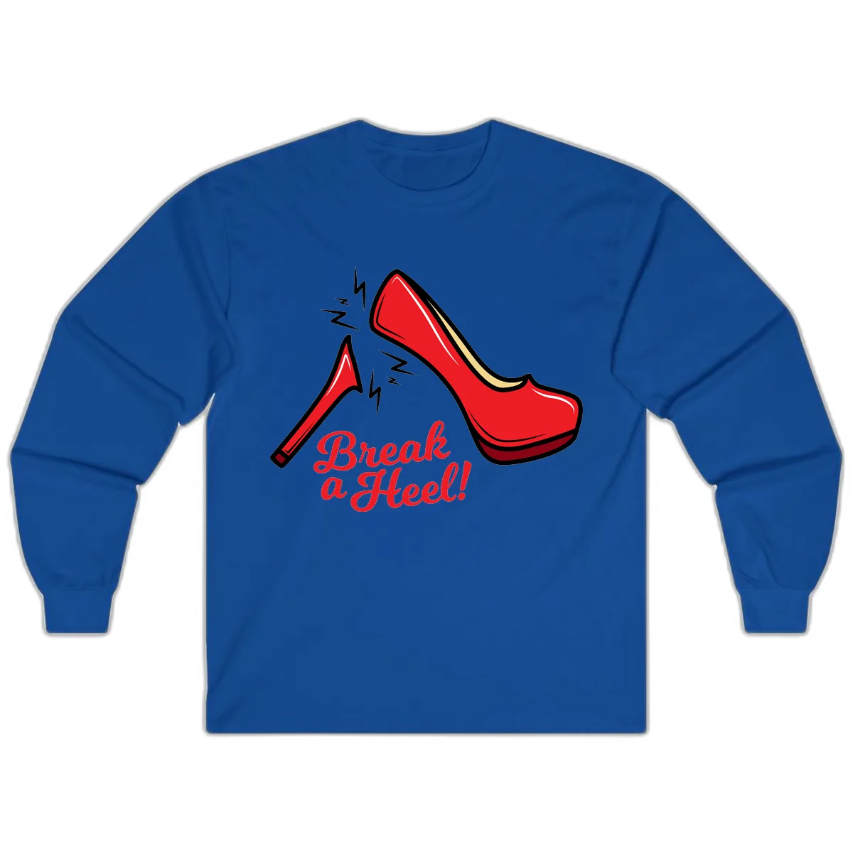Break A Heel Long Sleeve in Royal