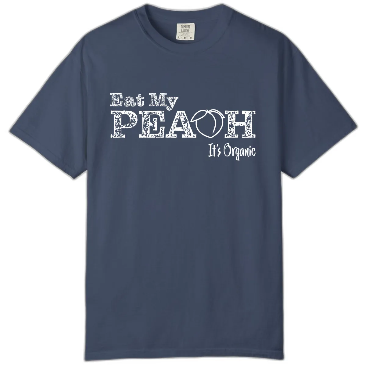 Eat My Peach It's Organic Comfort Color in Midnight