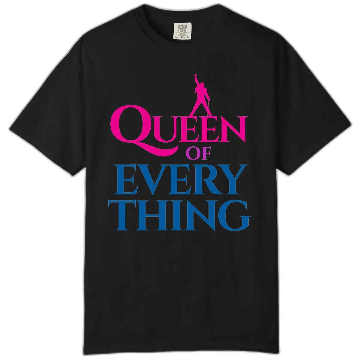 Queen Of Every Thing Comfort Color in Black