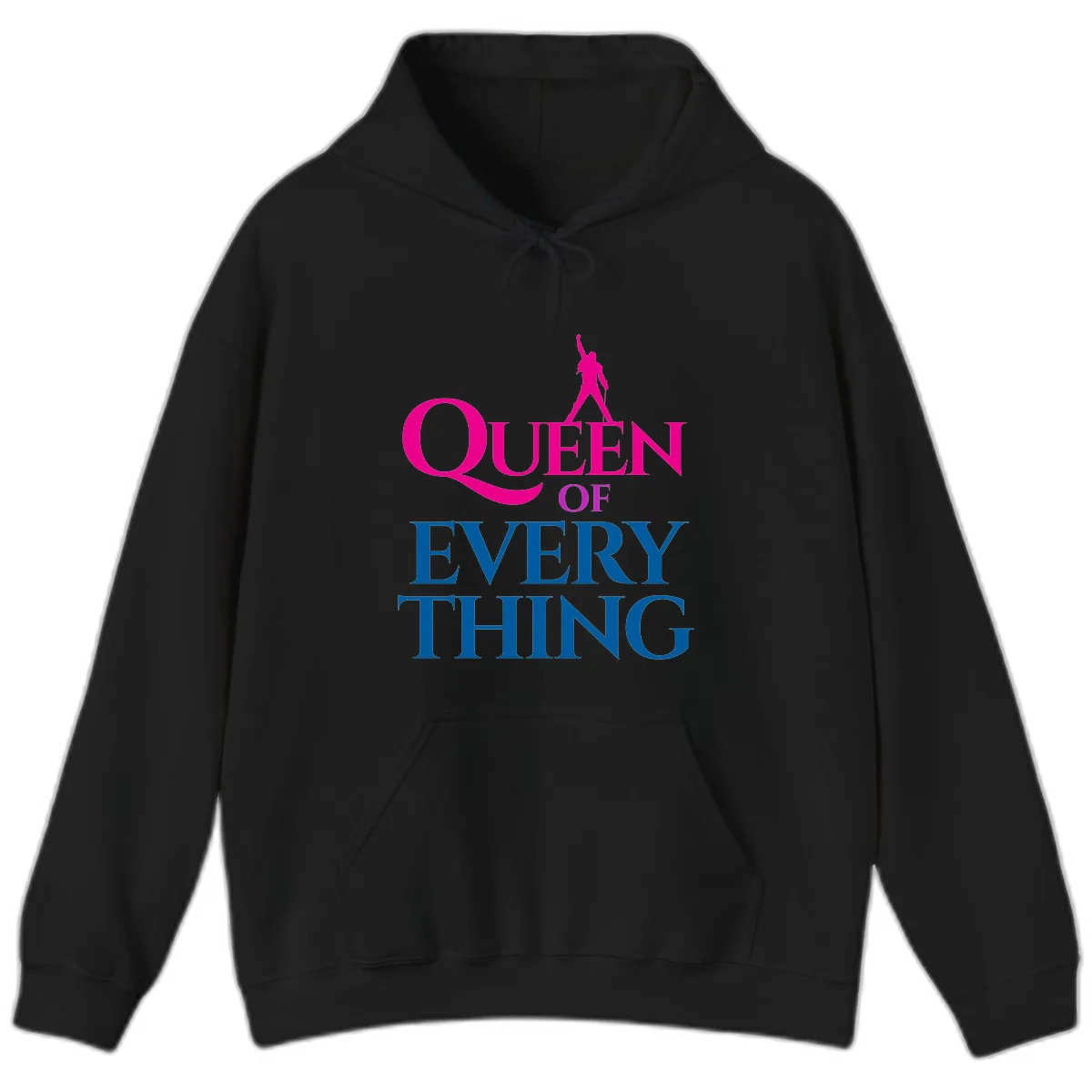 Queen Of Every Thing Hoodie in Black