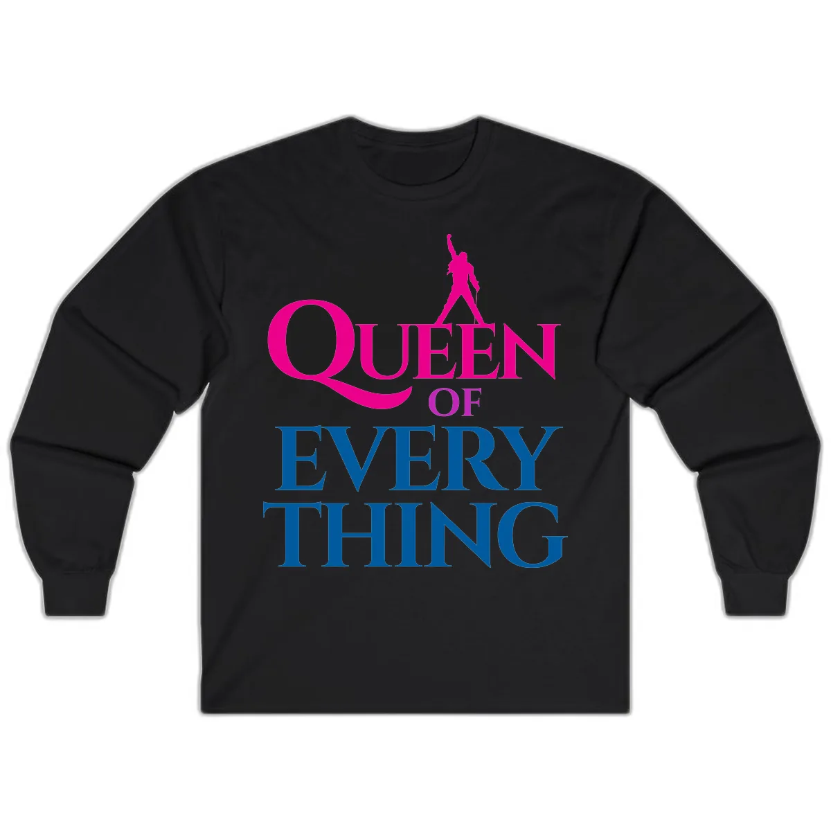 Queen Of Every Thing Long Sleeve in Black