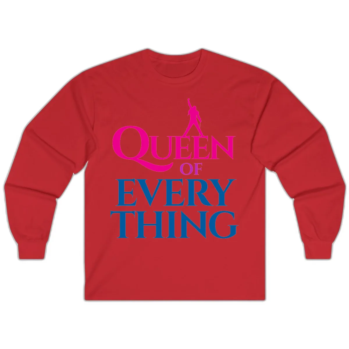 Queen Of Every Thing Long Sleeve in Red