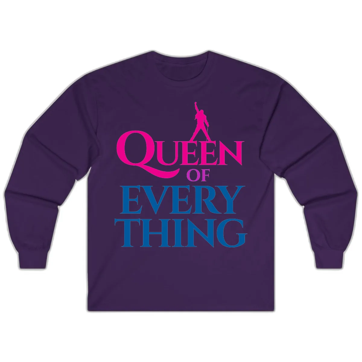 Queen Of Every Thing Long Sleeve in Purple