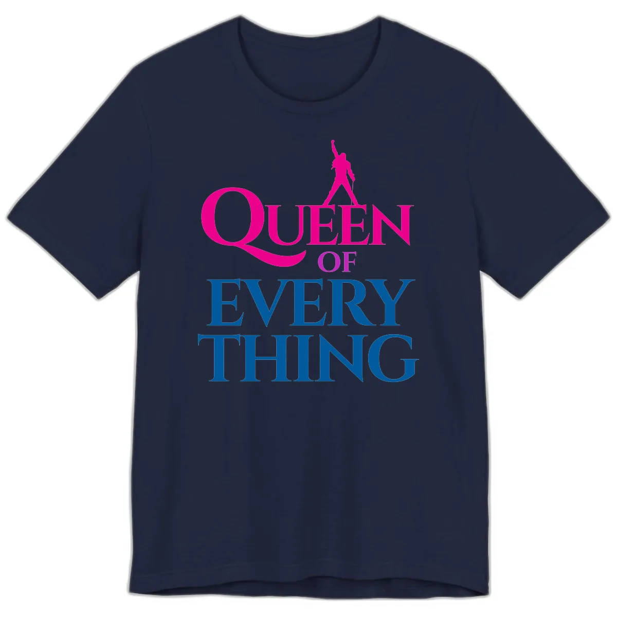 Queen Of Every Thing Premium T-Shirt in Navy