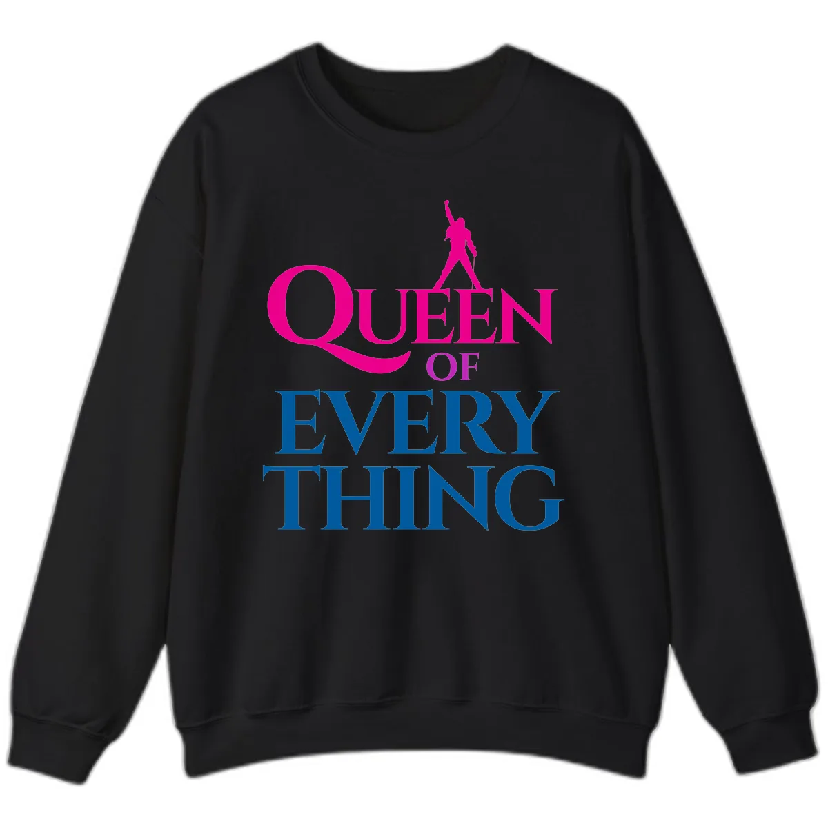 Queen Of Every Thing Sweatshirt in Black