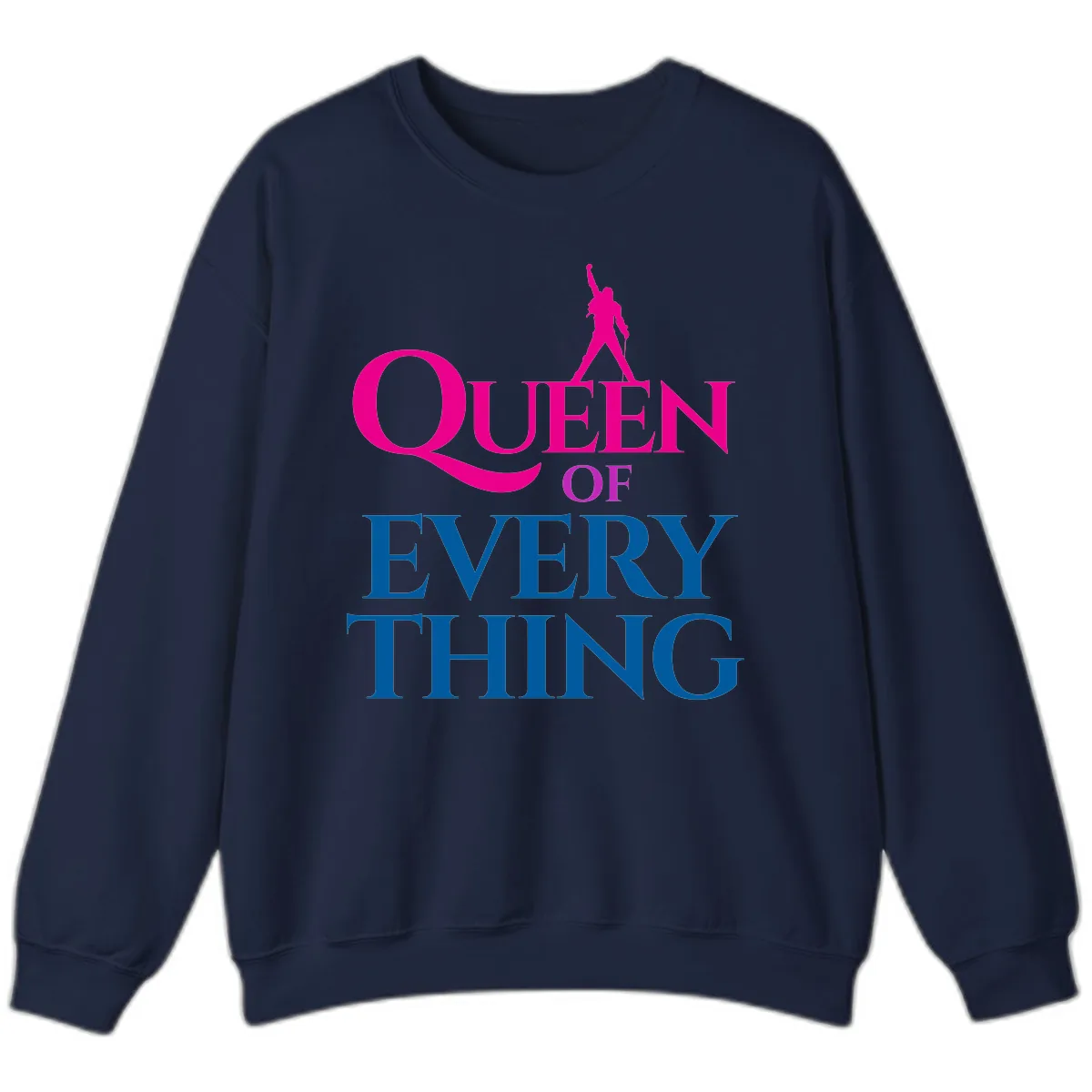 Queen Of Every Thing Sweatshirt in Navy