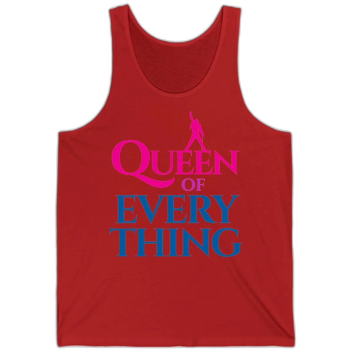 Queen Of Every Thing Tank in Red
