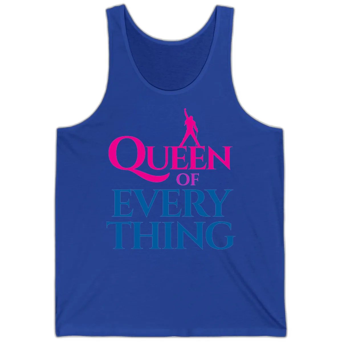 Queen Of Every Thing Tank in True Royal
