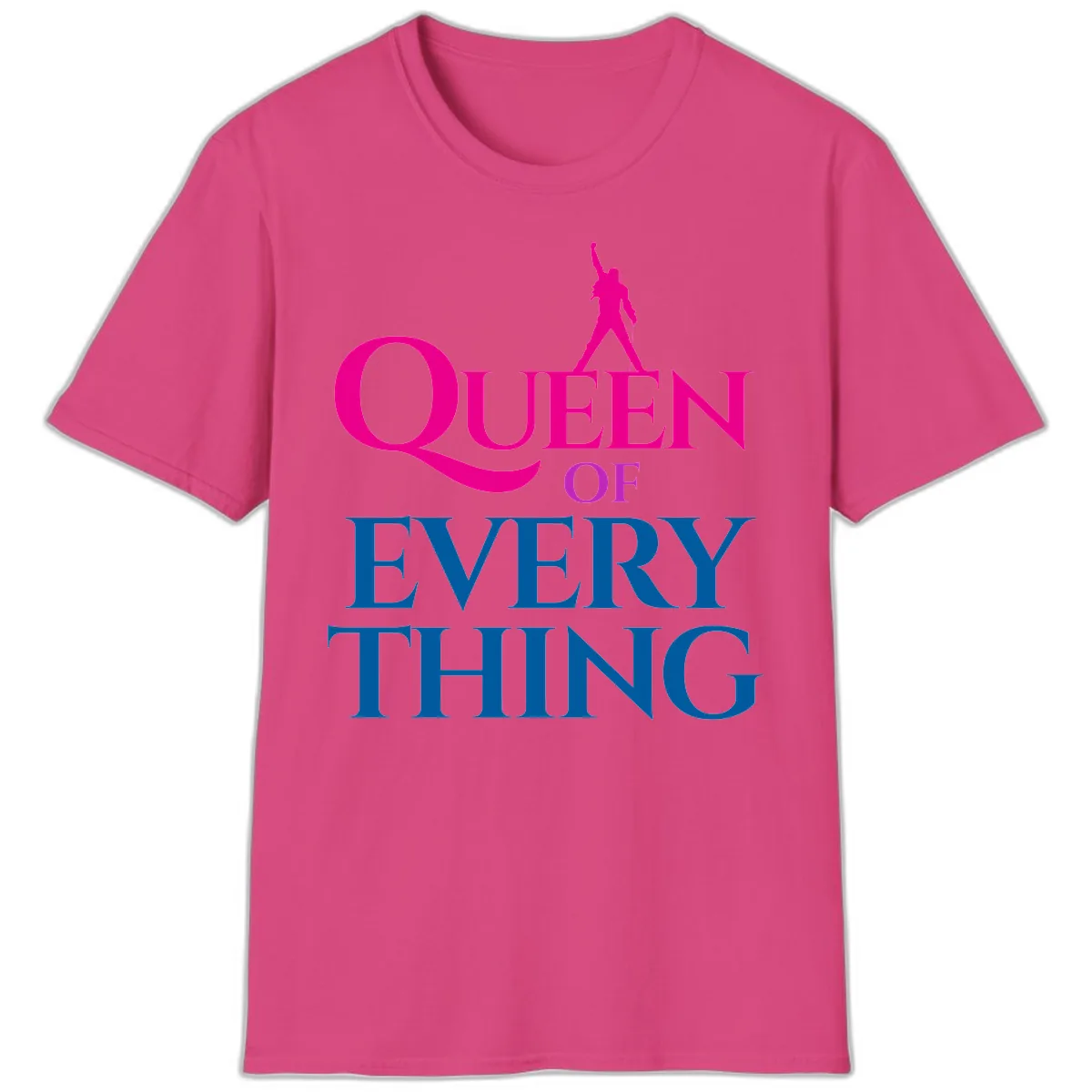 Queen Of Every Thing T-Shirt in Heliconia