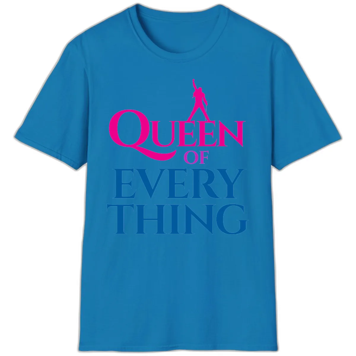 Queen Of Every Thing T-Shirt in Sapphire