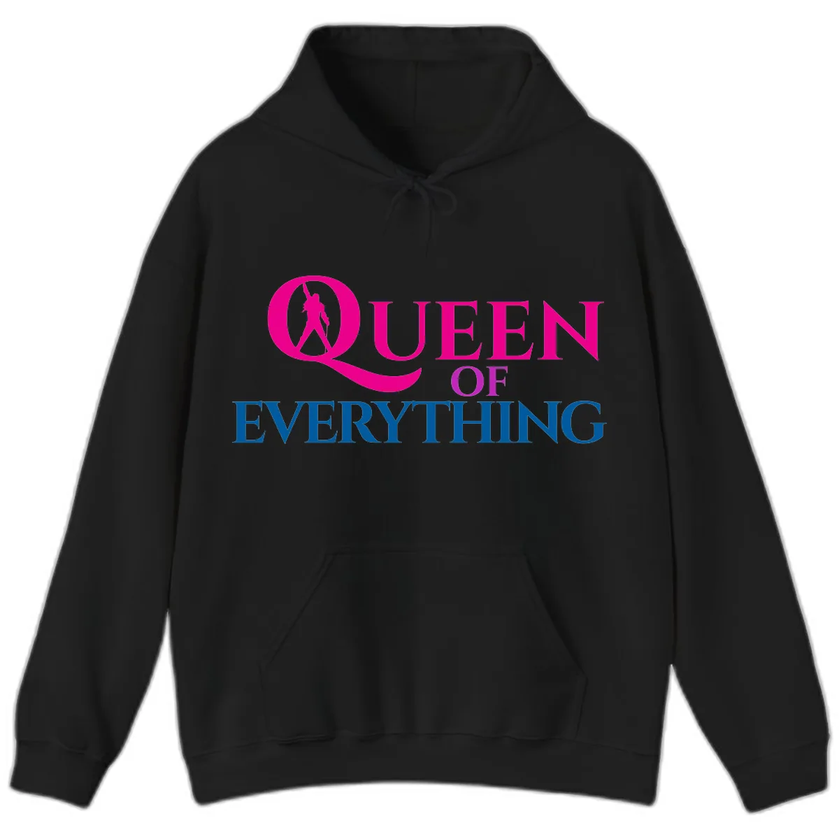 Queen Of Everything Hoodie in Black