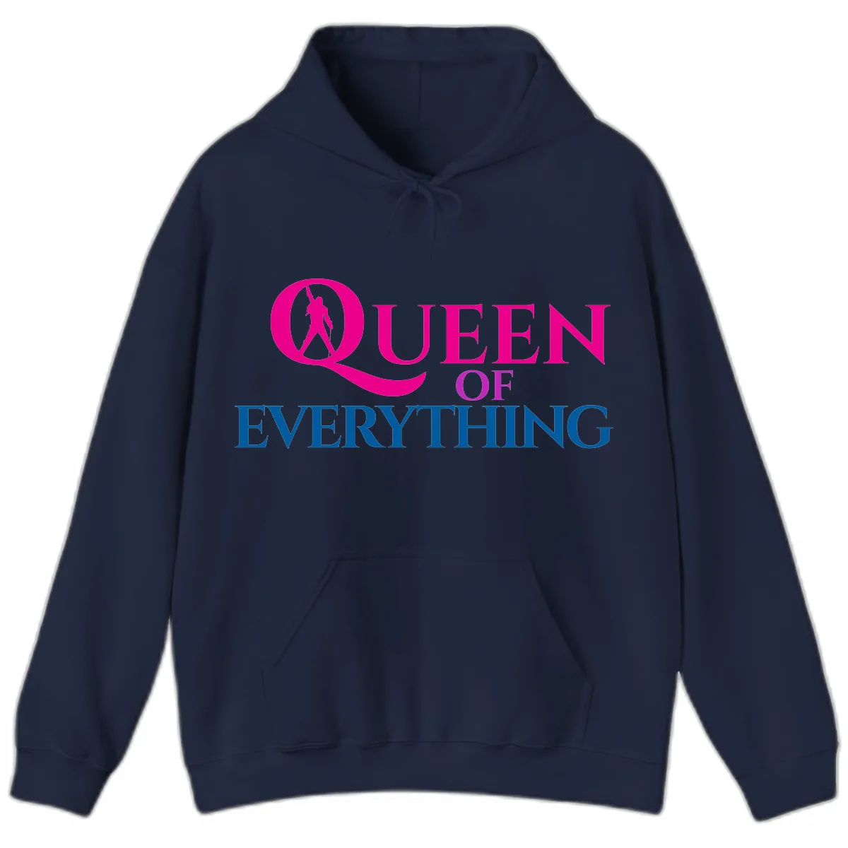Queen Of Everything Hoodie in Navy