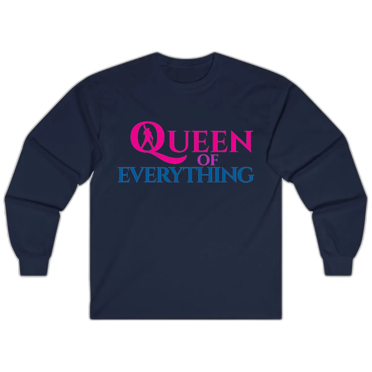 Queen Of Everything Long Sleeve in Navy