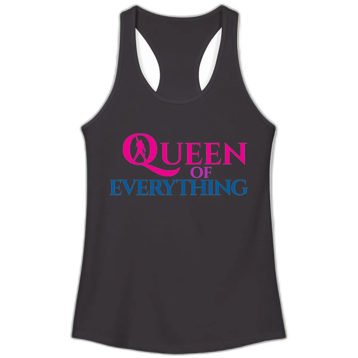Queen Of Everything Ladies Tank in Black